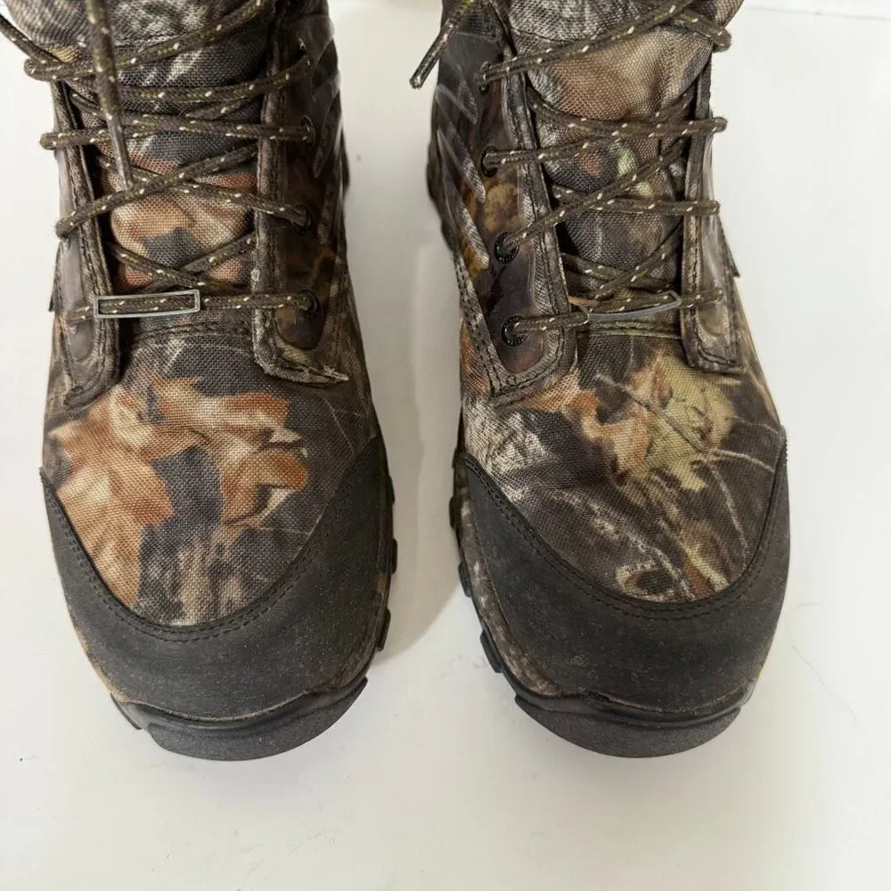 Red Wing Irish Setter 3859 Shadow Trek Camo‎ Waterproof Hunting Boots Size 8.5 D